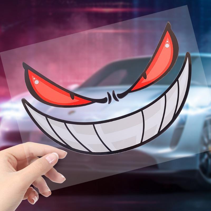 Наклейка «Глаз дьявола» для автомобиля, модификация кузова мотоцикла, наклейка «Глаз демона», шлем, индивидуальные декоративные наклейки «сделай сам»