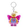 IQ Iconic Butterfly Girl Keychain with LED Keychain Light, Building Blocks, Toy Doll, Articulated Minifigure