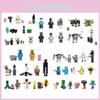 Minecraft Steve Figures Him Building Blocks Toys Bricks Children Birthday Gifts