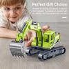 Kids Excavator Toy Movable Joints 360 Degrees Rotatable Realistic Construction Vehicle Engineering Truck Model Toddlers Boys Birthday Gift