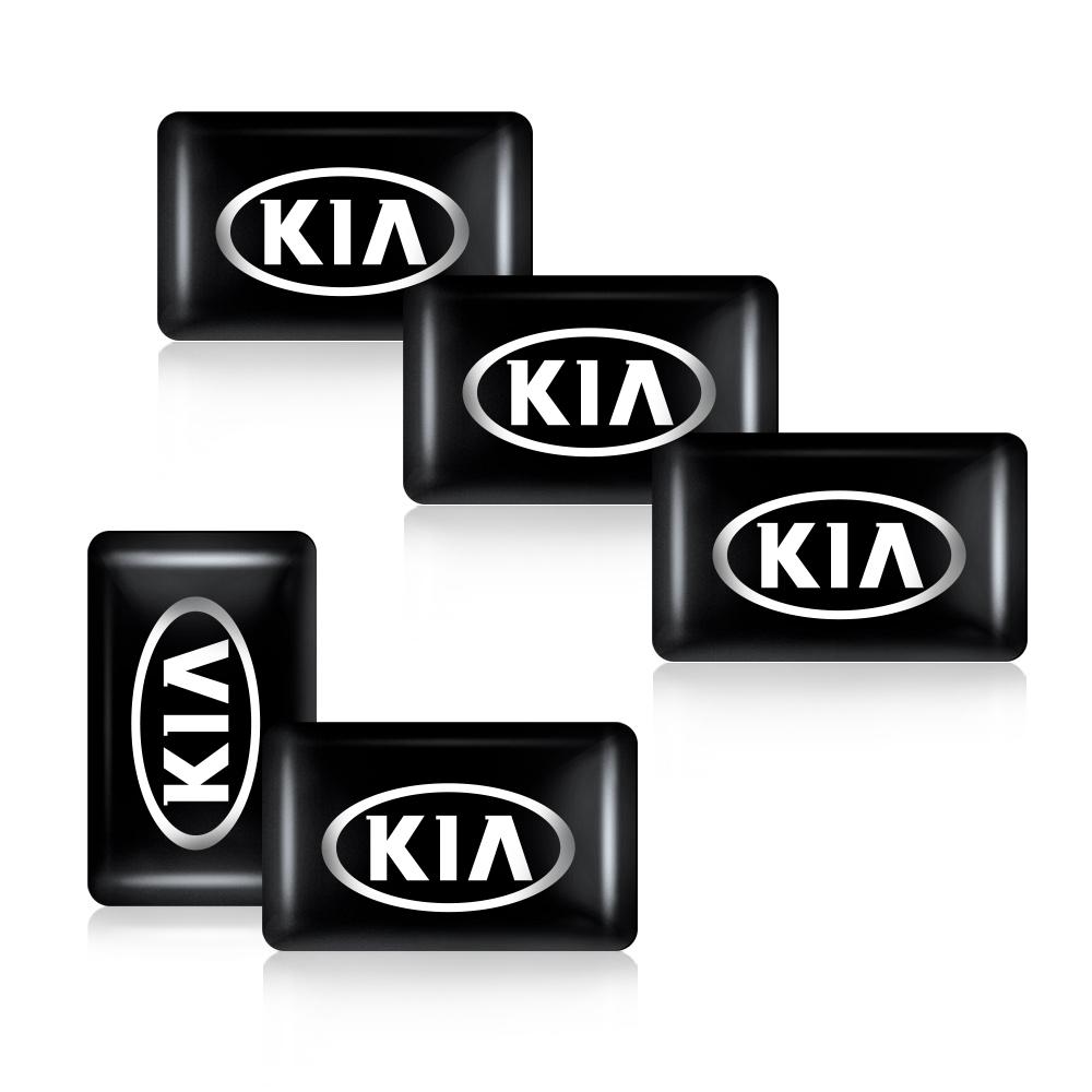 CAUWZ1 10/20/50 шт. 3D Эпоксидная смола Эмблема Наклейки Для Kia Picanto Sportage Sonet Cerato Soul Sorento Rio Ceed Niro Ray Carnival