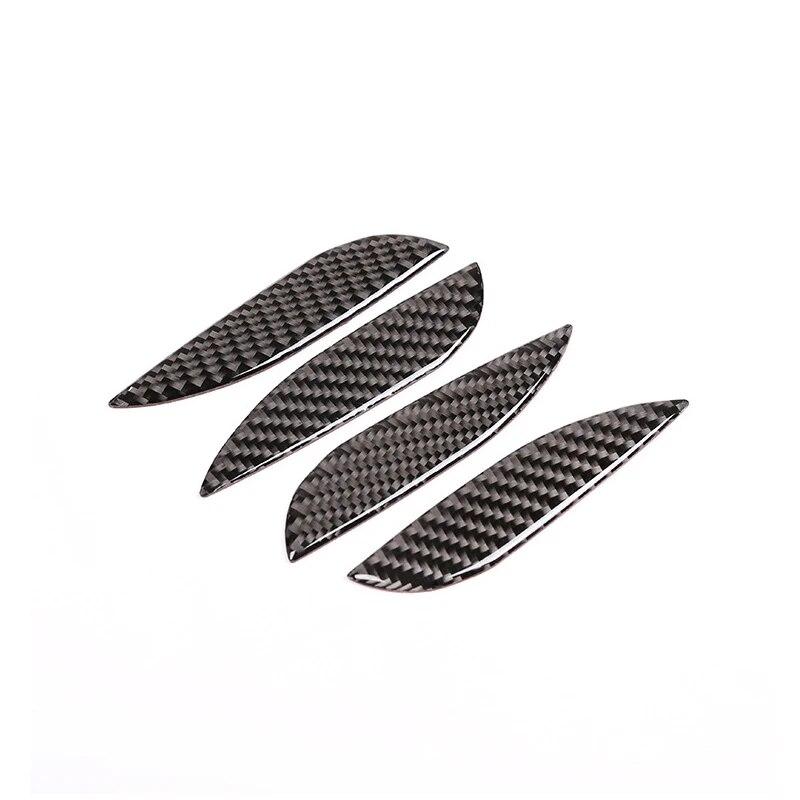 Настоящее углеродное волокно, внутренняя дверная ручка, наклейка на чашу, накладка для BMW 3 4 серии F30 F32 2013-2018