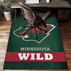 Напольный коврик Minnesota Hockey Team для гостиной, игровых комнат, офиса, спальни, офисный коврик для пола, игривый дизайн, рождественские подарки для фанатов