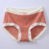 Нижнее белье Женские хлопковые трусики со средней талией, бесшовные трусики 5А