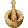 Mortier Avec Pilon - CONTINENTA - Bois D'olivier - Durable - Prise En Main Facile - Unique