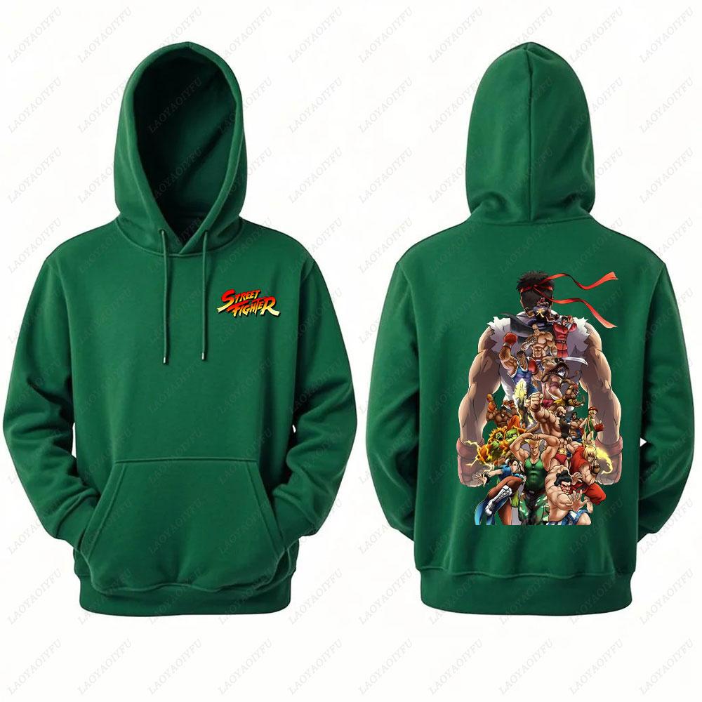 2025 Ryu Street Fighter Essential Hoodie Men's Sweatshirt Crazy Long Sleeve Autumn Loose Hipster Ropa Hombre Clothes Man Hoodie
