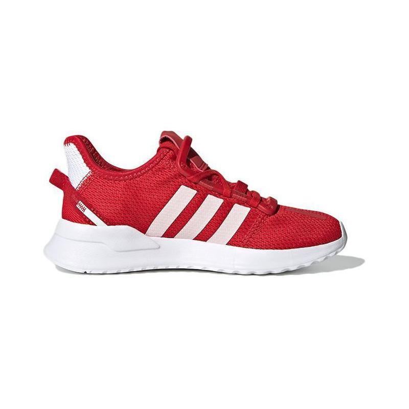 adidas Originals U_Path Run Низкие Дышащие Детские Повседневные Кроссовки Красный Белый Дети Возраст 3 7 Лет FW0437