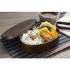 Kano [Magewappa-style Oval Lunch Box, Mocha Brown, 72760] Microwave and Dishwasher Safe, Made In Japan, with Band, Wappa Bento, Magewappa Style, Lunch