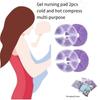 Reusable Hot Cold Pack Relieve Pain Gel Ice Pack Personal Ice Therapy Wrap  Nursing Mother