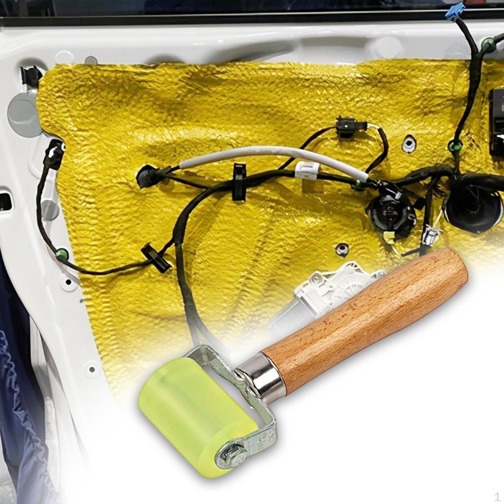 Звукоизоляция автомобильной аудиосистемы, шумоизоляция роликового шва с деревянной ручкой для