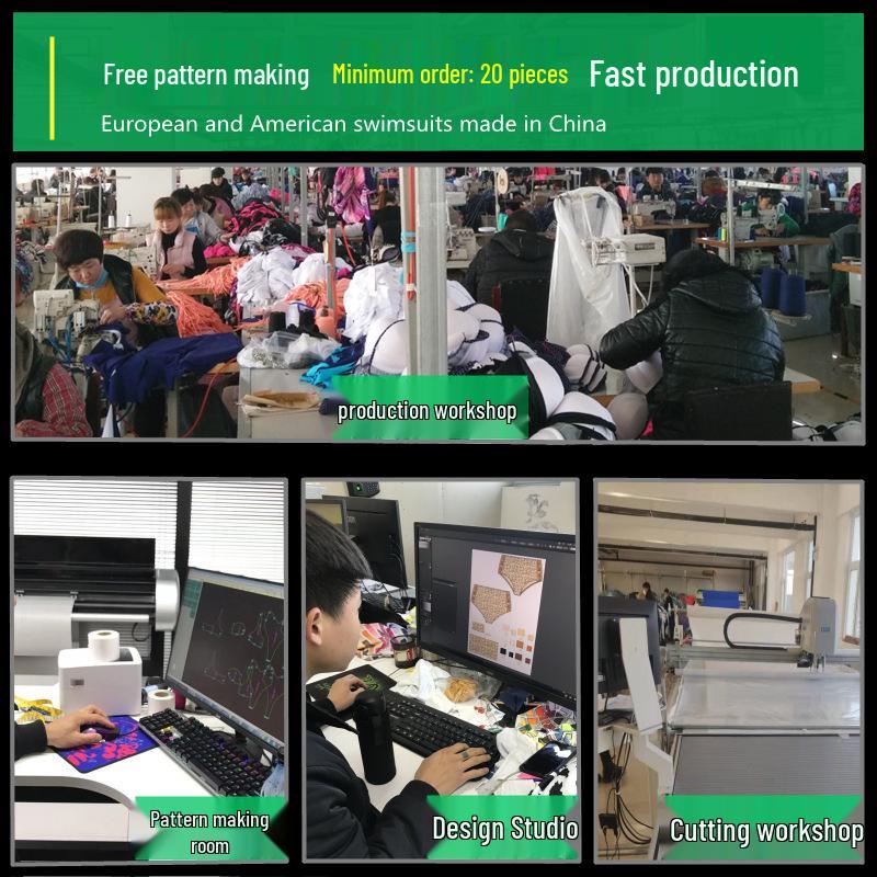 2025 Европейско-американский женский слитный купальник бикини из однотонной сетки