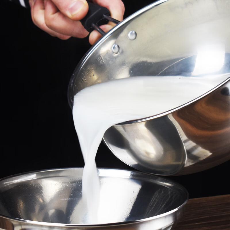 ZISIZ 18cm Stainless Steel Soup & Noodle Pot with Lid (Set of 2)