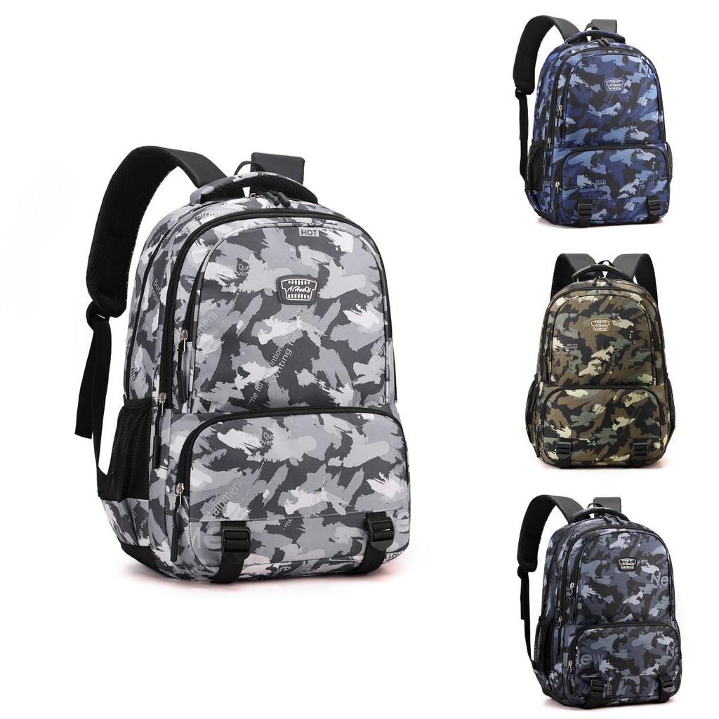 Mens Camouflage Laptop Backpack With Breathable Oxford Fabric For Travel And School Use