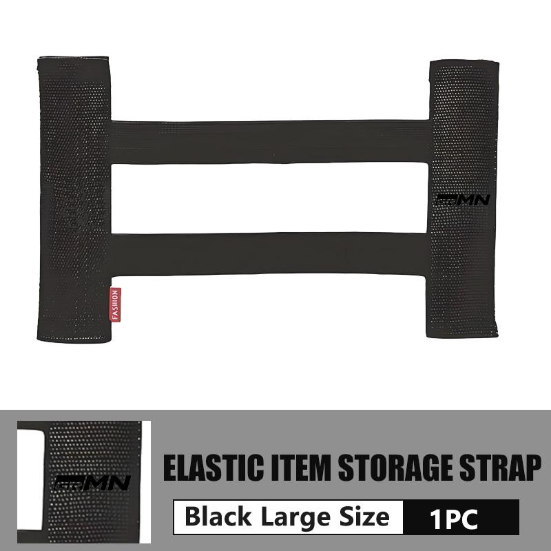 Car Interior Organizer Back Rear Trunk Storage Mesh Fixed Straps For Toyota GR Sport Yaris Chr Auris Rav4 Prius Prado Avensis ER2