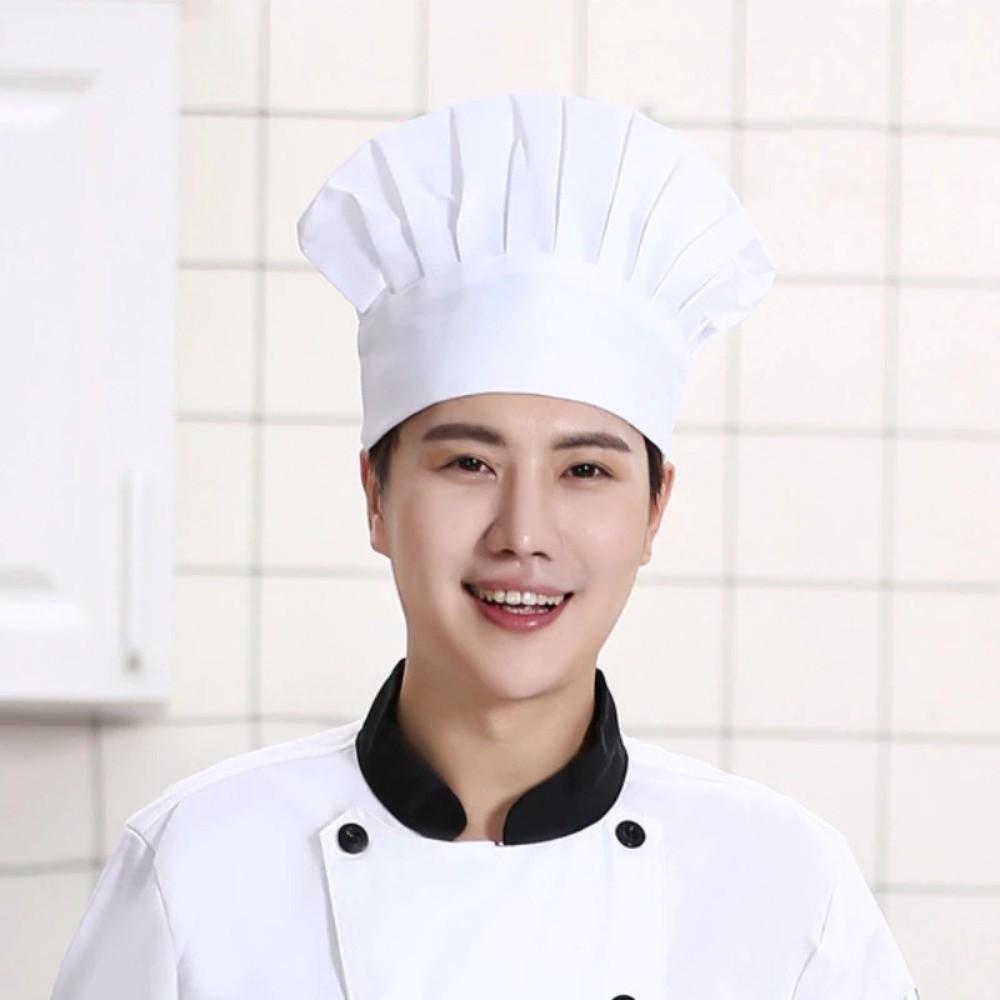 Restaurant Elastic Cooking Adjustable Working Cap Uniform Hat Chef Hat