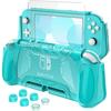Эргономичный защитный чехол для Nintendo Switch Lite, приятный на ощупь благодаря закаленной пленке для экрана и выемке под 6 больших пальцев