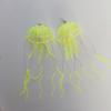 Women UV Glow Ocean Animal Drop Earring Mermaid Jewelry Gift Silicone Earrings Funny Jellyfish Long Tassel Creative
