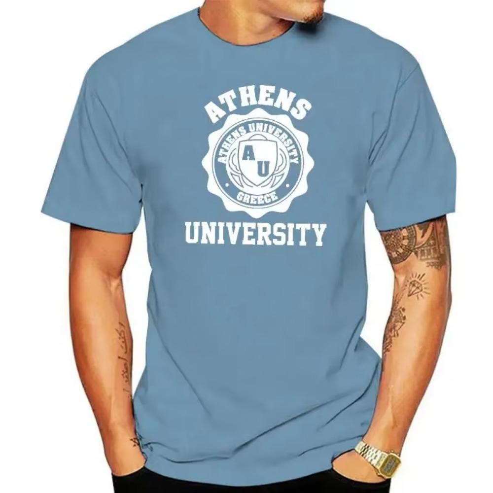 Athens University Logo T-Shirt (All Colours and Sizes Available) Men T Shirt
