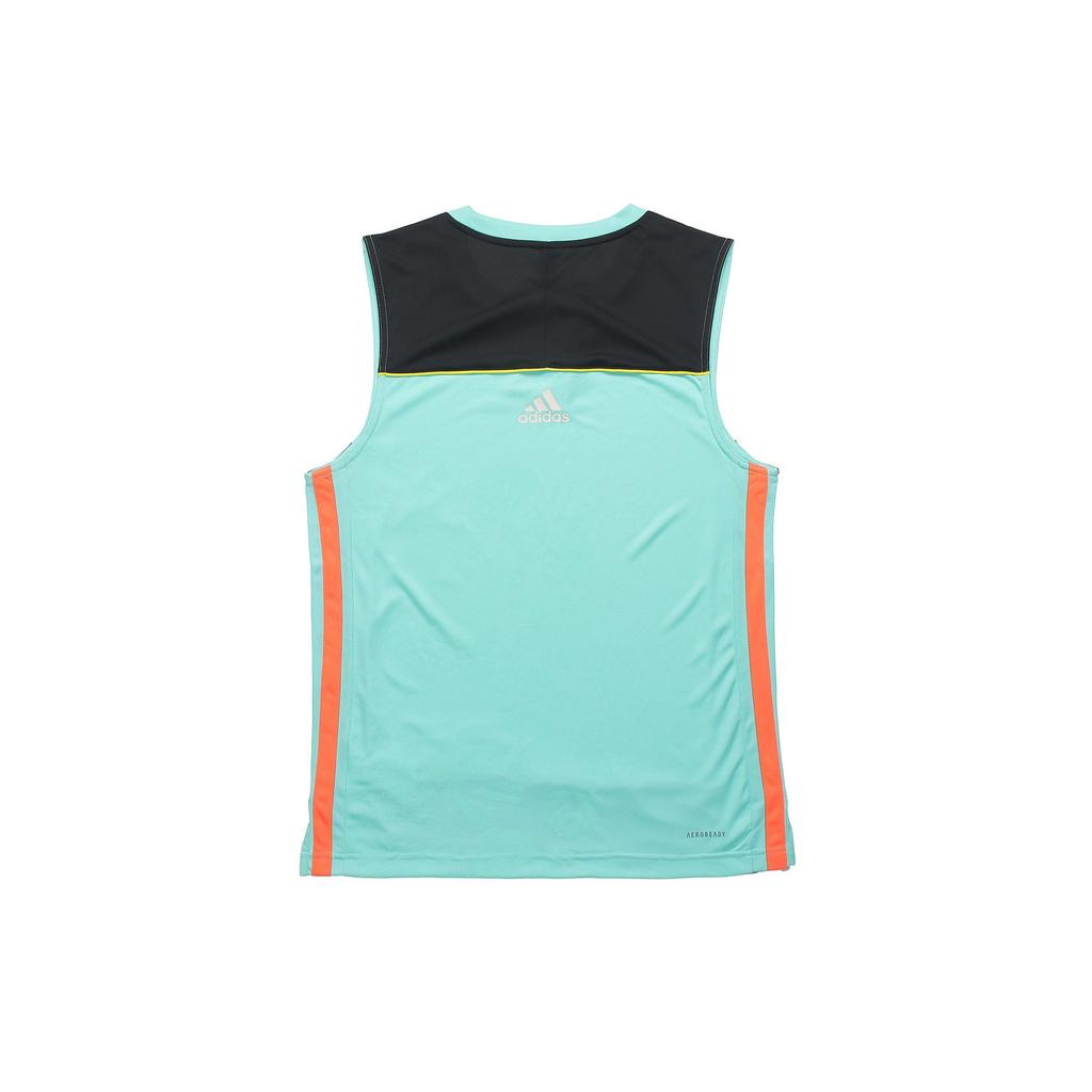 Adidas Harden Logo Fitness Training Basketball Tank Men Tops Acid-Green GP9792