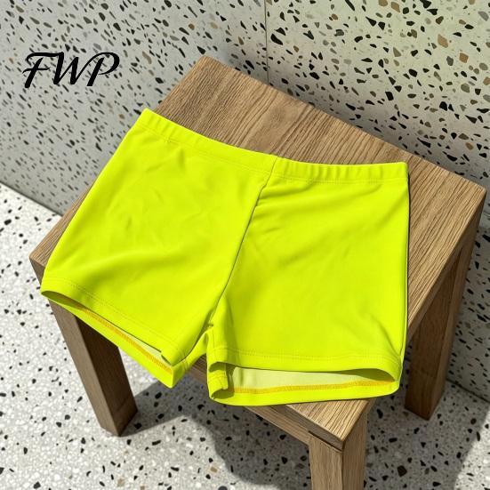 Easy Care Swimwear Kids Swimming Trunks Adjustable Waistband Stain-Resistant Soft Skin-friendly Swim Shorts Breathable Quick-Drying Fabric Comfortable