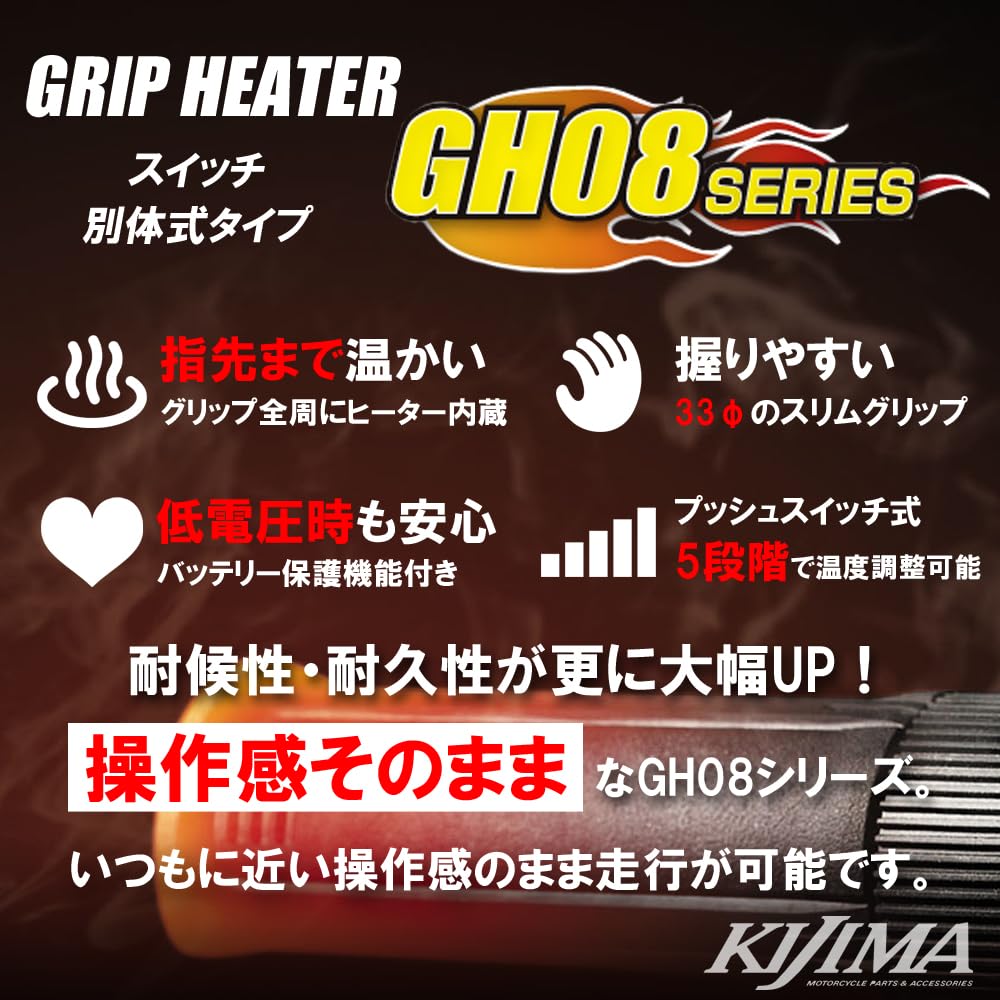 Kijima Подогрев ручек GH08, модель: 304-8204