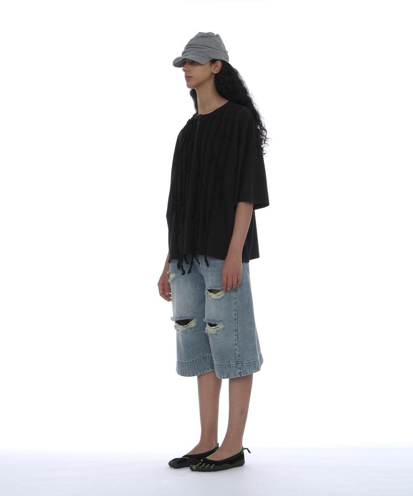 PARTIMENTO ЖЕНЩИНЫ Кепка-шапка Luched Drape Hat_Меланж