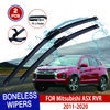 For Mitsubishi ASX RVR  2011-2020 Car Windshield Wiper U-type Soft Rubber Frameless Bracketless Car Wipers 24"+21"