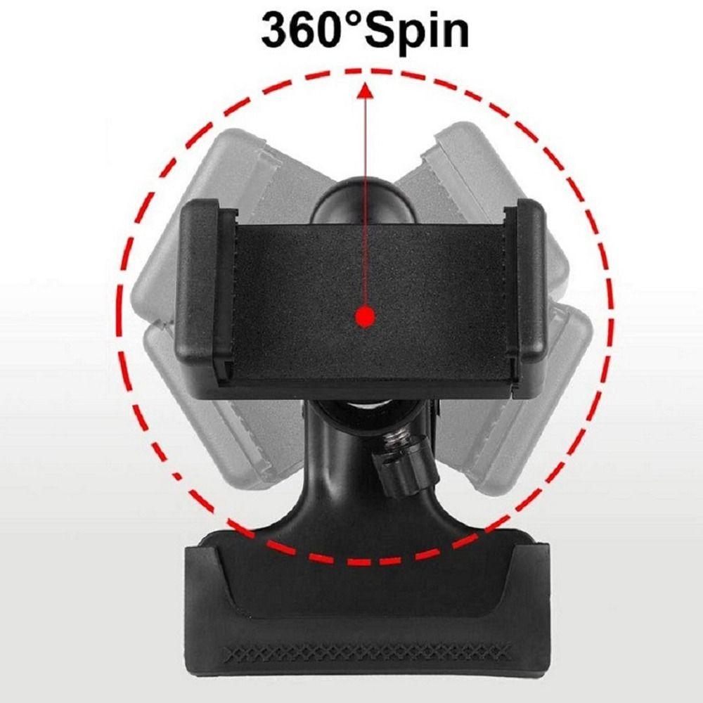 Plastic Guitar Head Clip Stable Grip Mobile Phone Holder Long-Lasting Rotating Score Stand