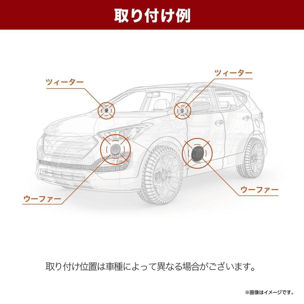 KFC-RS165S KENWOOD Акустическая система раздельного типа с индивидуальной посадкой 6" Высокое разрешение