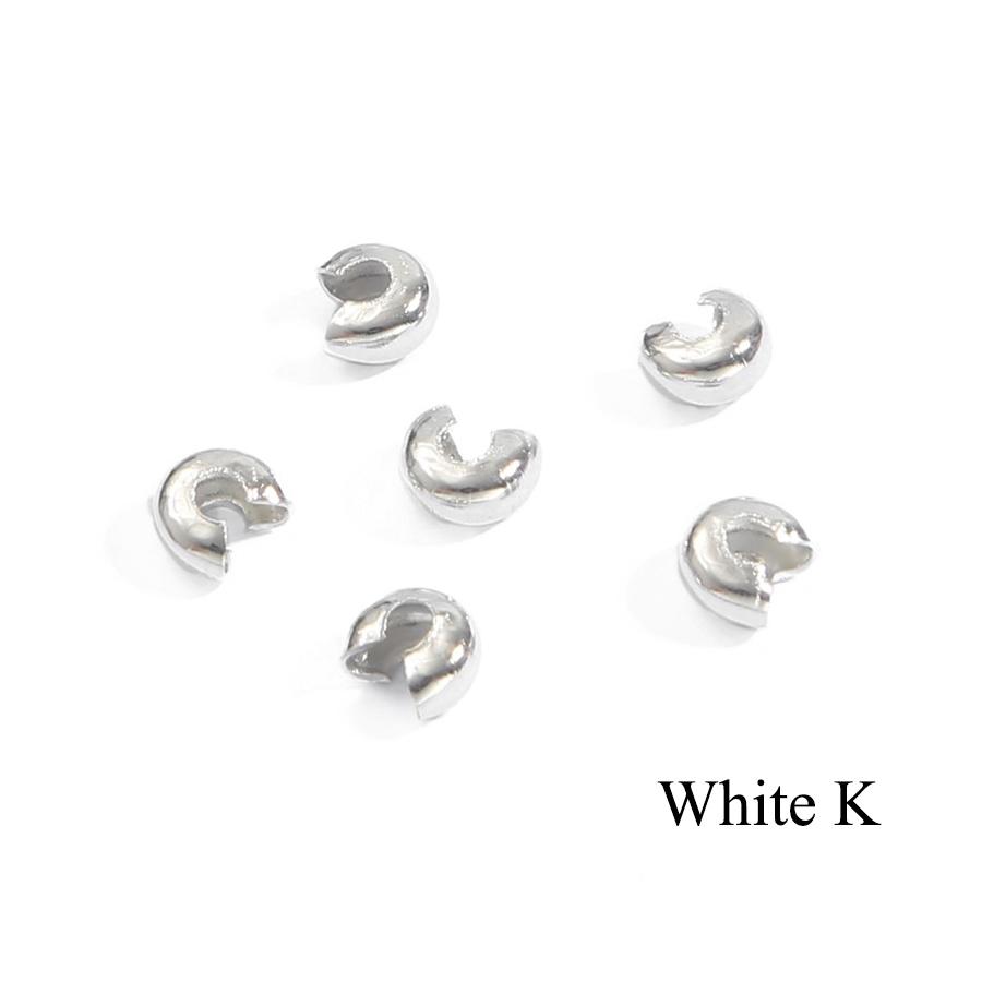 Изысканная пробка для ювелирных аксессуаров своими руками, круглые бусины-разделители, диаметр 3, 4, 5 мм, 100 шт./лот, крышки для концевых бусин с фурнитурой, популярные ручные аксессуары