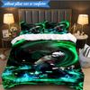 Ninja And Friends Collage 3pcs K-pop music group Bedding set,Ideal for Bedroom, Dormitory,Including Duvet Cover And 2pcs Pillowcases,Fan gifts
