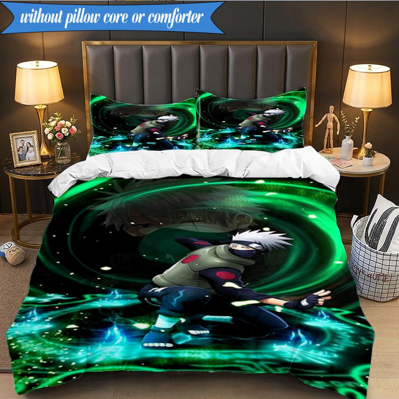 Ninja And Friends Collage 3pcs K-pop music group Bedding set,Ideal for Bedroom, Dormitory,Including Duvet Cover And 2pcs Pillowcases,Fan gifts