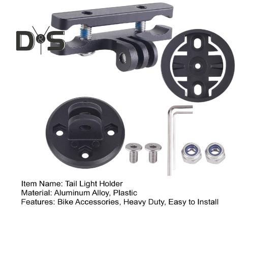 Держатель заднего фонаря для велосипеда Garmin для Varia, регулируемое универсальное седло для горного шоссейного велосипеда, крепление на седло, задняя фара, стойка для поддержки седла