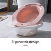 Bathroom Bidet with Hanging Hole Heat-resistant Wide Edge Private Party Soaking Toilet Size Hemorrhoids