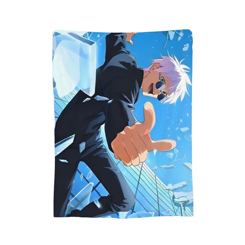 Yuji Itadori From Jujutsu Kaisen Anime Plush Blankets Awesome Throw Blanket for Home 125*100cm Bedspreads,