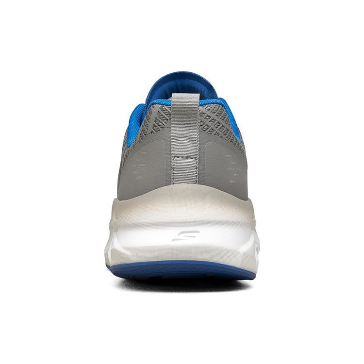 Skechers Go Run Balance 2 Ткань Синтетическая кожа Низкие беговые кроссовки Мужские кроссовки Серый Синий 246013-GYBL