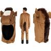 Unisex Horse Costume Full Body Jumpsuit with Hood Tail and Ears Suitable for Cosplay Events Parties and Performances