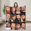 Super Warm BlanketKids Adult Decorative George Michael British Singer Throw Blanket  Flannel Bedspread For Outdoor Bed Cover