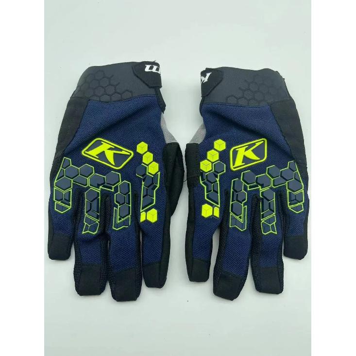 NEW KLIM Motocross Gloves Breathable Touchscreen Full Finger with Anti-Slip Grip for Men & Women - ATV MTB BMX Racing gloves