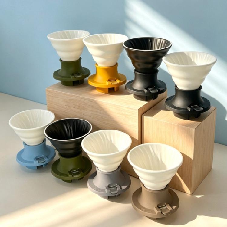 Durable Coffee Infuser With PCT Technology And Ergonomic Silicone Handle Silicone Base Coffee Dripper For Daily Brewing