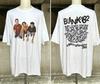 Blink-182 Тур 2000 Белая двусторонняя футболка классический стиль QT3641 Унисекс футболка