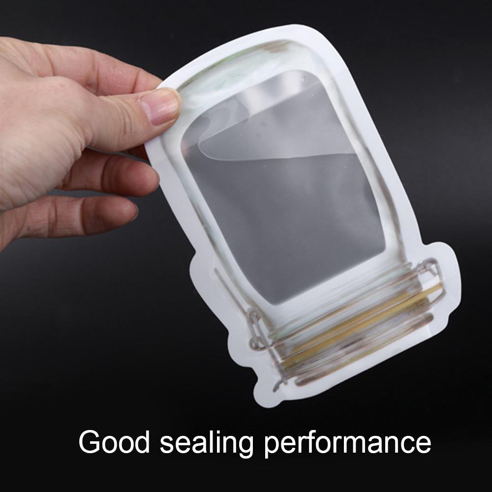 30 шт. пакеты Mason Jar Zipper Bags для закусок и сэндвичей Ziplock Bags многоразовые герметичные AVE