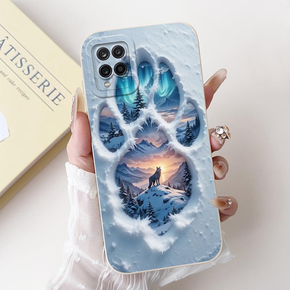 Для Samsung Galaxy A12 M12 Новый Модный Чехол с Рисунком Пляж на Закате Для Samsung A12 A125F A127F Мягкие Силиконовые Чехлы для Телефона
