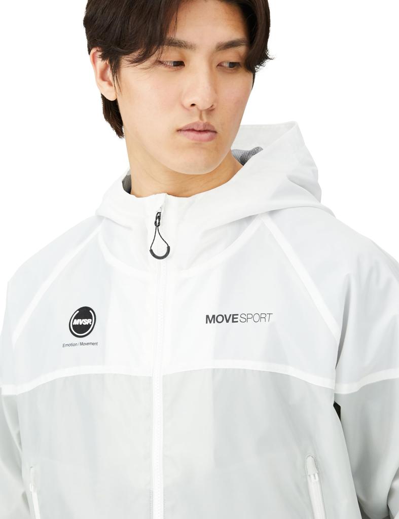 Ветровка Descente Back Mesh с двухцветной ветрозащитой и водоотталкивающими свойствами для тренировок GYWH S [Move Sports] (DMMXJF11)