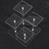 4 Layers Square Transparent Removable Acrylic Display Stand Holder Rack Kit Blind Box Display Stand Jewelry Holder Shelf