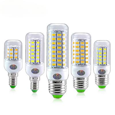 Лампа LED HOMZY E27 E14 LED SMD 5730 220В Кукурузные лампочки 24 36 56 72 светодиода Lamparas LED Chandelie Для домашнего декора Лампочка LED