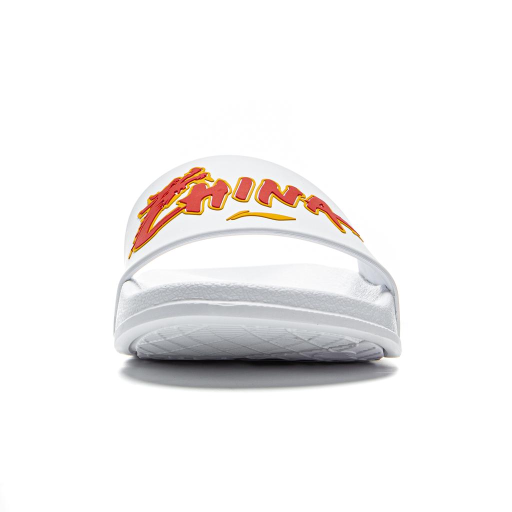 Серия для настольного тенниса Li Ning Удобные Универсальные Быстросохнущие Нескользящие Шлепанцы Унисекс Обувь Белый APCU003-1