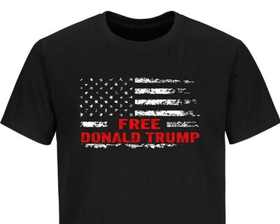 Бесплатная футболка Trump 2024 для сторонников Трампа Мужские Женские Футболки Топ Политическая футболка Trump Arrest Мужские Женские Футболки Топ