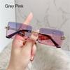 Frame Eyewear Sunglasses for Women Frameless Sunglasses Vintage Sunglasses Rectangle Sunglasses