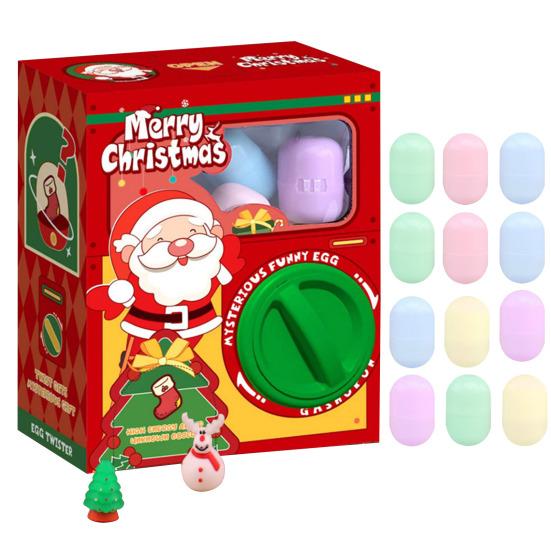 Мини капсульный автомат Автоматический гача-автомат Рождественский сборщик яиц Креативный веселый когтевой автомат для детей